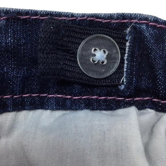 Flapdoodles Girls Boho Denim Capri Pants - Picture 6 of 12